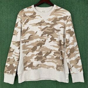 Todd Snyder Dessert Camo Camouflage Sweatshirt Men’s Size Large